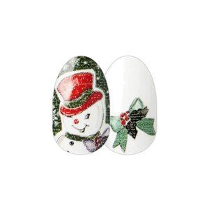 Color Street 'Snow Buddy Accent' Christmas Set 100% Real Nail Polish Strips